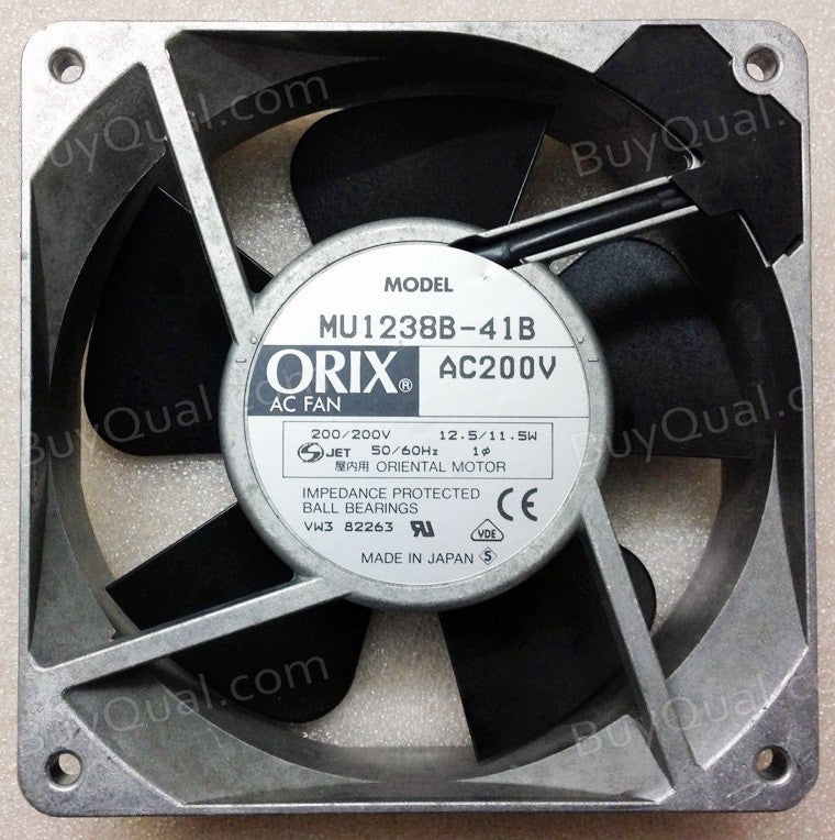 ORIX MU1238B-41B 200V 12.5/11.5W AC Motor Fan ORIX MU1238B-41B 200V 12.5/11.5W AC Motor Fan